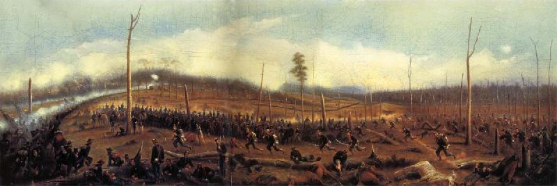 James Walker The Battle of Chickamauga,September 19,1863 Sweden oil painting art